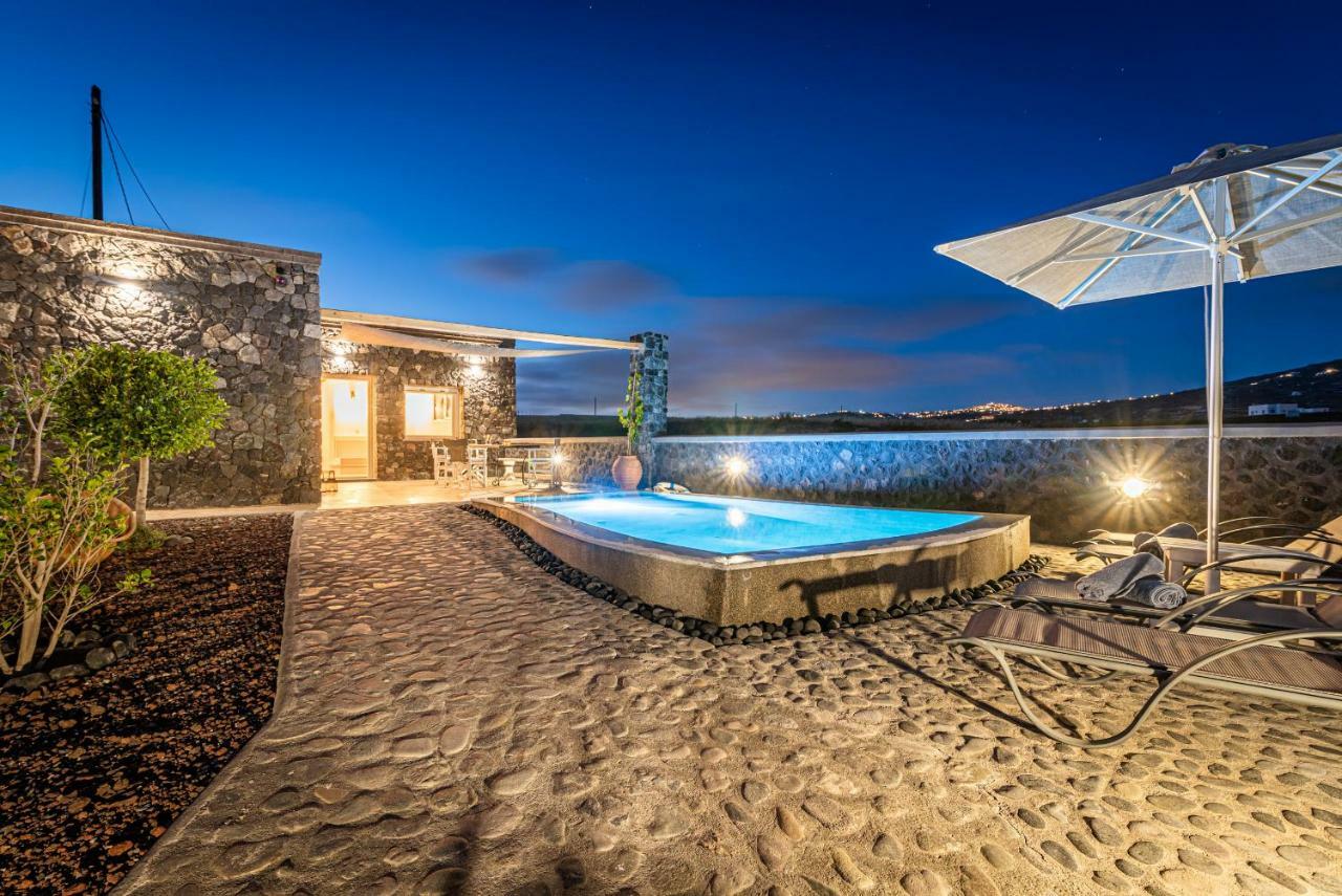 Klimata House - Private Jacuzzi Pool & Bbq Villa Vlychada Exterior photo
